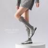 Barrel-style Bow Long Calf Socks for Girls, Lolita Pile Sweet School-style Cotton Socks for Young Girls