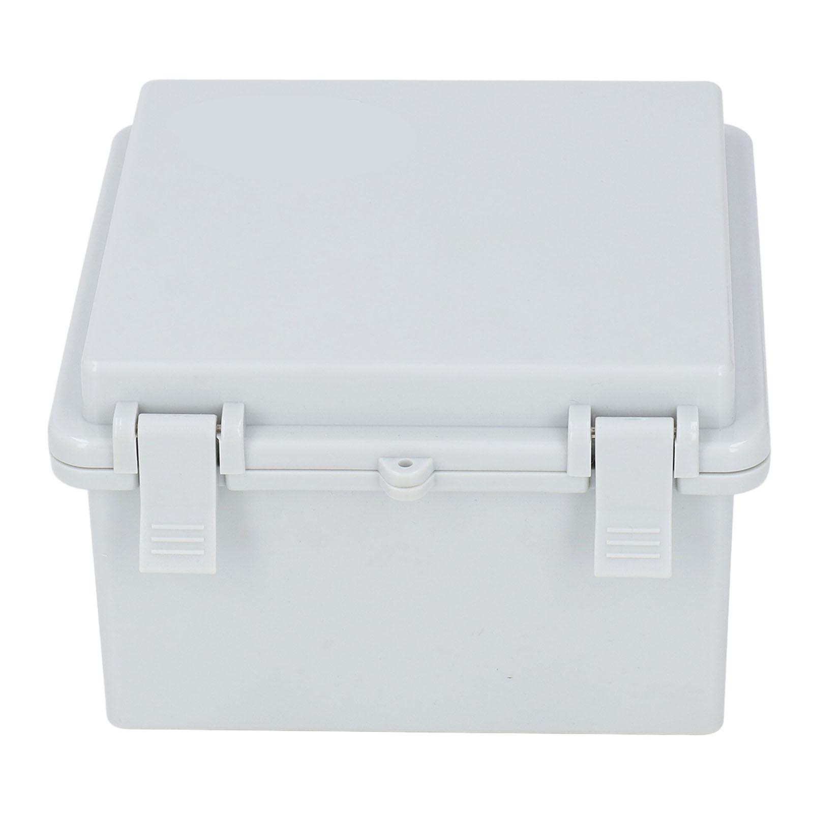 

IP67 Водонепроникна розподільна коробка з шарнірною кришкою ABS-пластик зовнішня електрична проектна коробка сіра