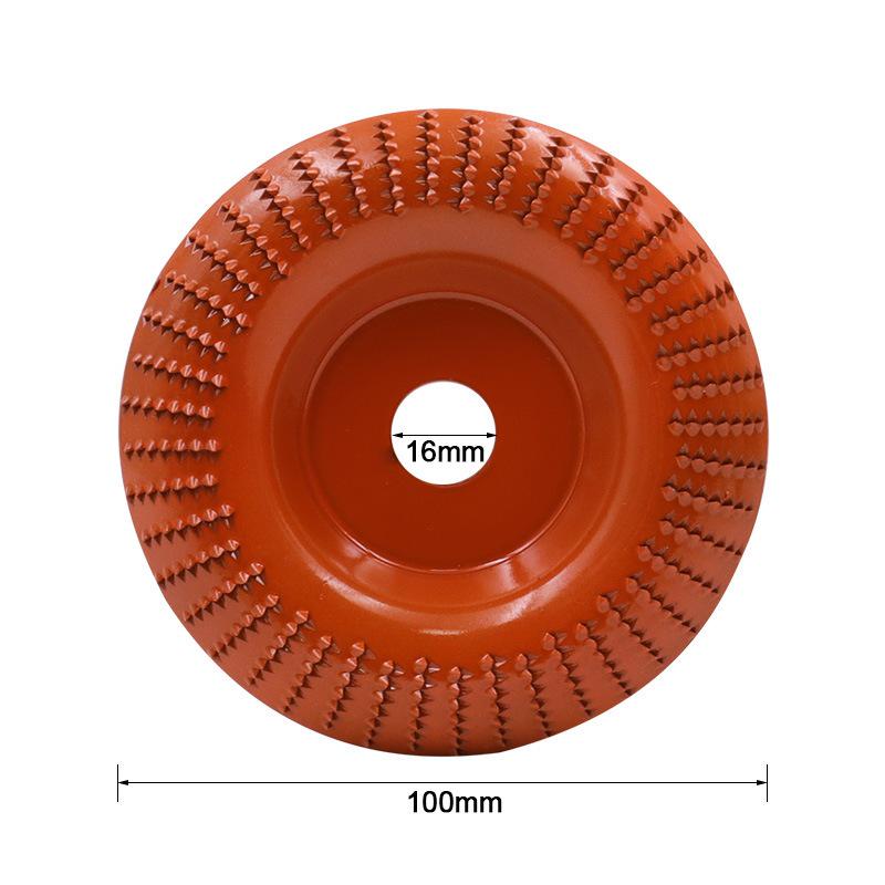 Disco de Modelado y Pulido para Carpintería para Amoladoras Angulares - Ideal para Biseles, Bandejas de Té y Tallado de Raíces.