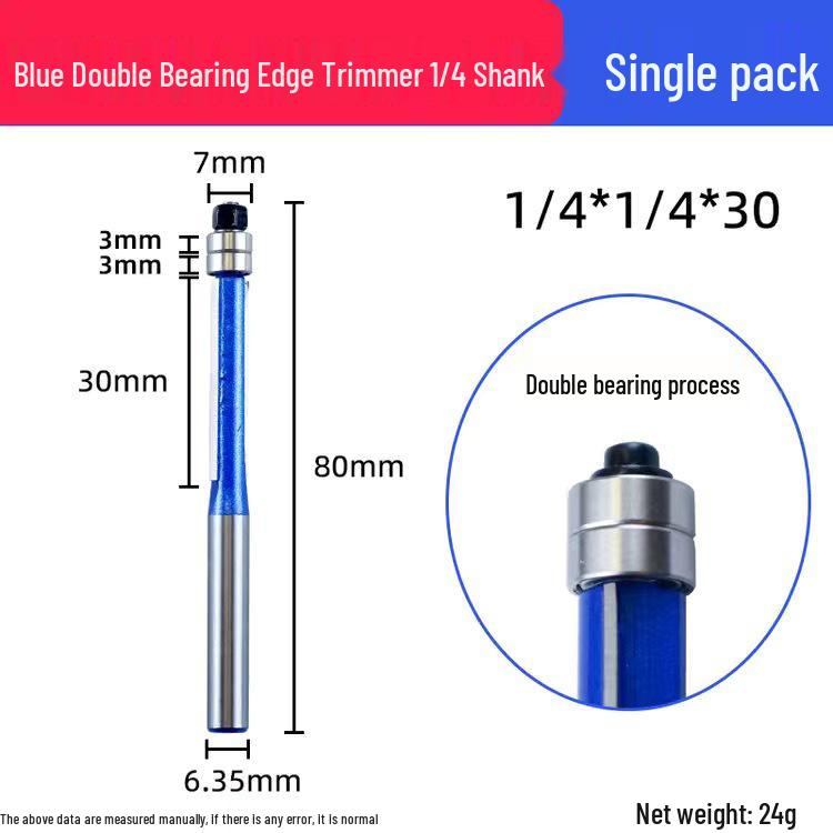 Doppelt gelagerter Kantenfräser Holzbearbeitungsfräser-Set