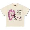 Lil Uzi Vert Pink Tape Graphic T-Shirt Unisex Oversized Hip Hop Rapper Casual Cotton Short Sleeve Vintage Streetwear
