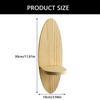 Contemporary Oval Shape Wooden Wall Shelf Floating Shelves Plant Display Stand Rack for Personalizing Home Styling Gift