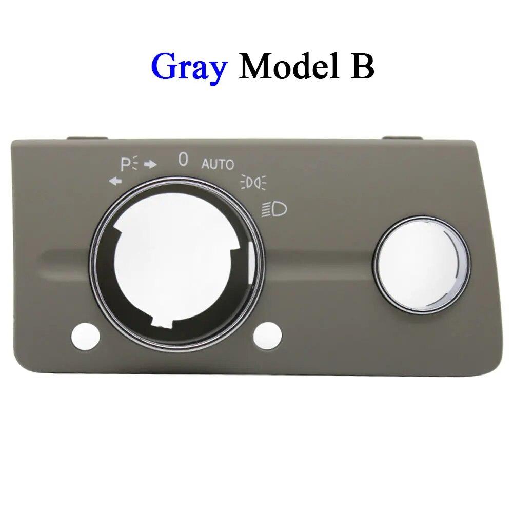 

W211 Приборная панель, черный, бежевый, крышка переключателя фар для Mercedes Benz E Class 320 350 550 2003 2004 2005 2006 2007 2008 Gray Model B