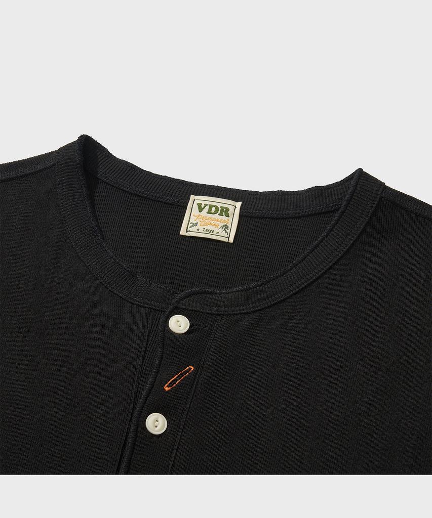 VDR Bikers Henly Neck T-Shirt [Black]