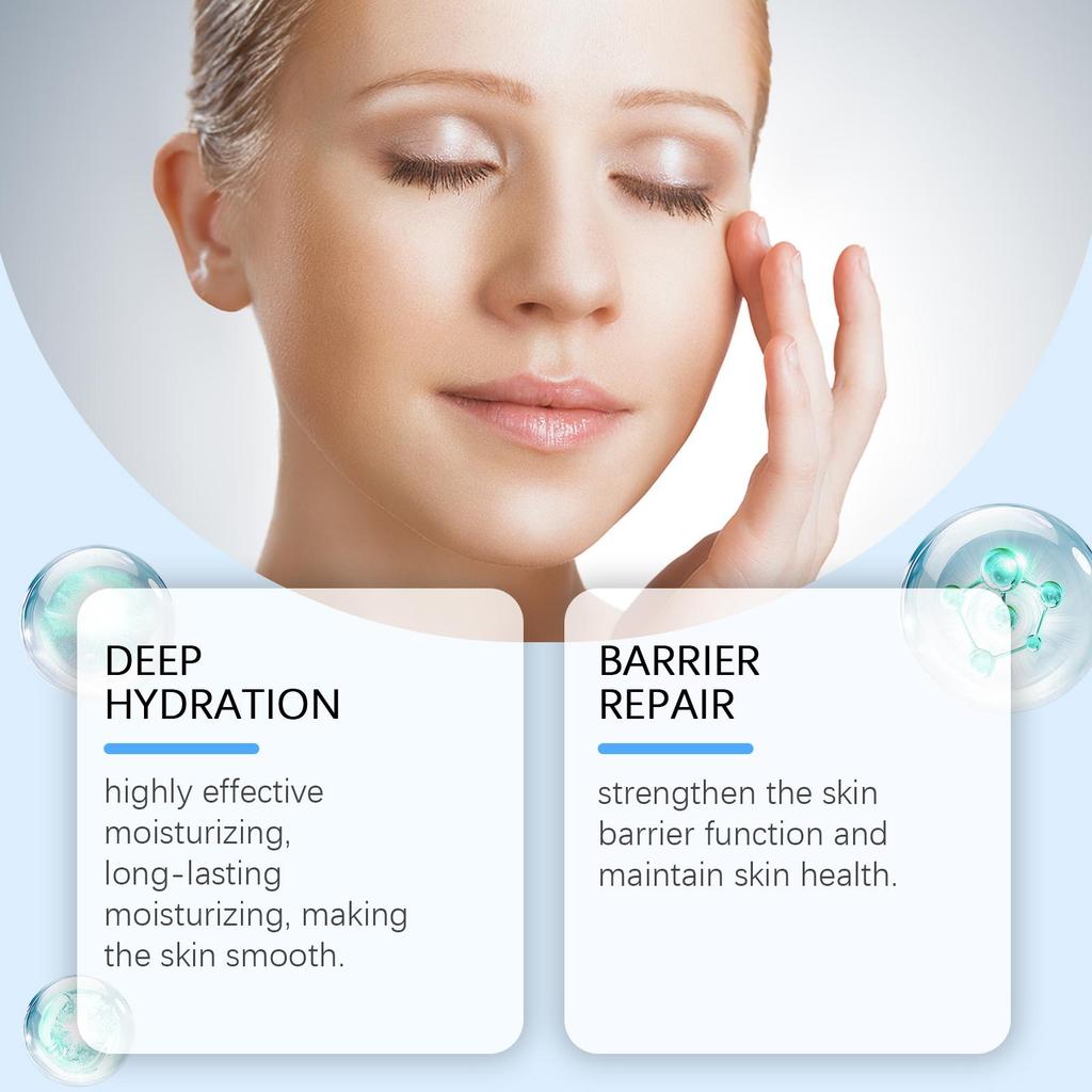 Blue Copper Peptide Facial Serum Anti-Aging Treatment Helps Firm Skin Deep Hydration Gentle Care Improve Skin Texture Brighten