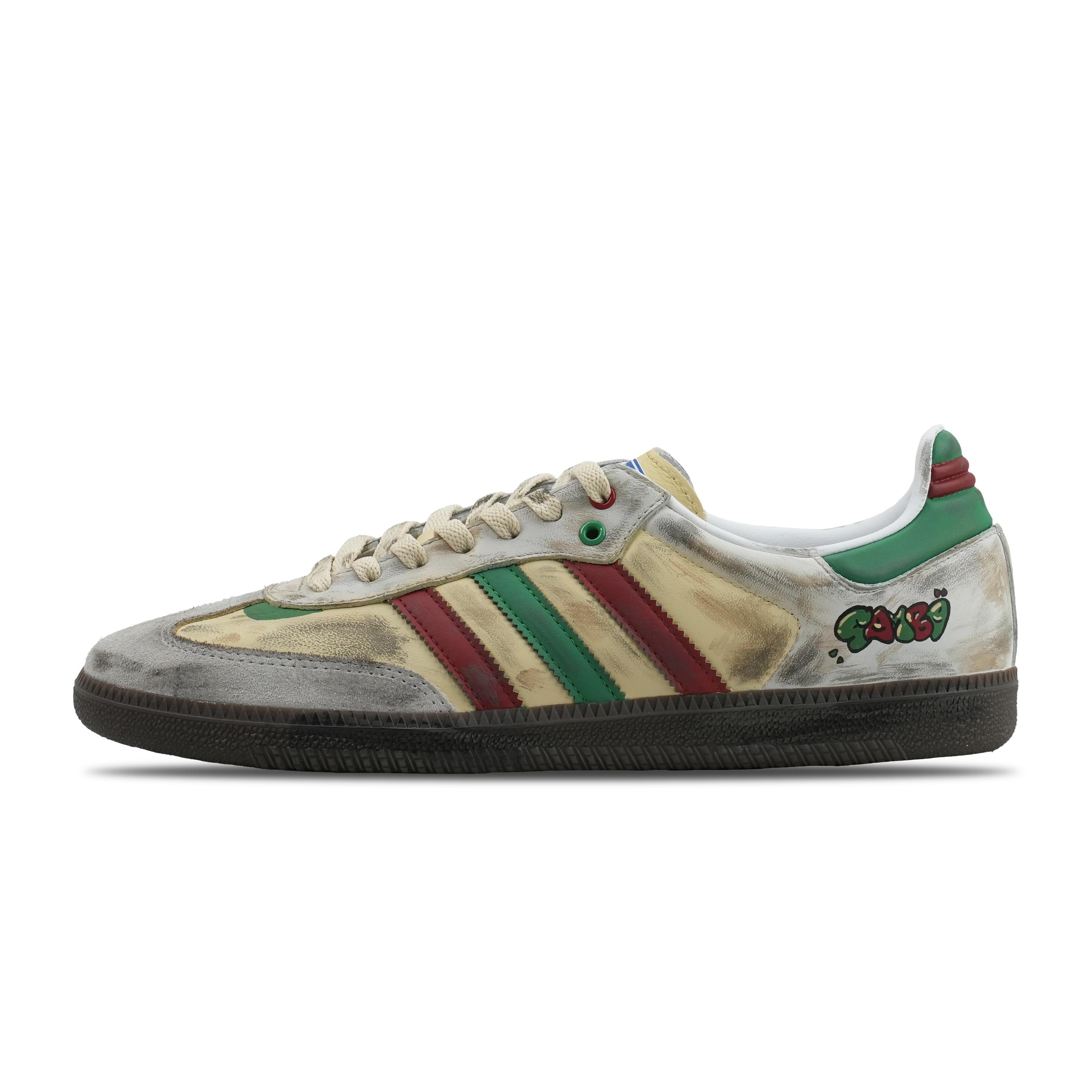 Adidas Originals SAMBA OG Low top Skateboard Shoes Unisex Beige Gray IG1024(Team162-) 36⅔