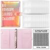 Dazzling Colors Saving Money Binder PU Leather Savings Challenge Notepad  Couple