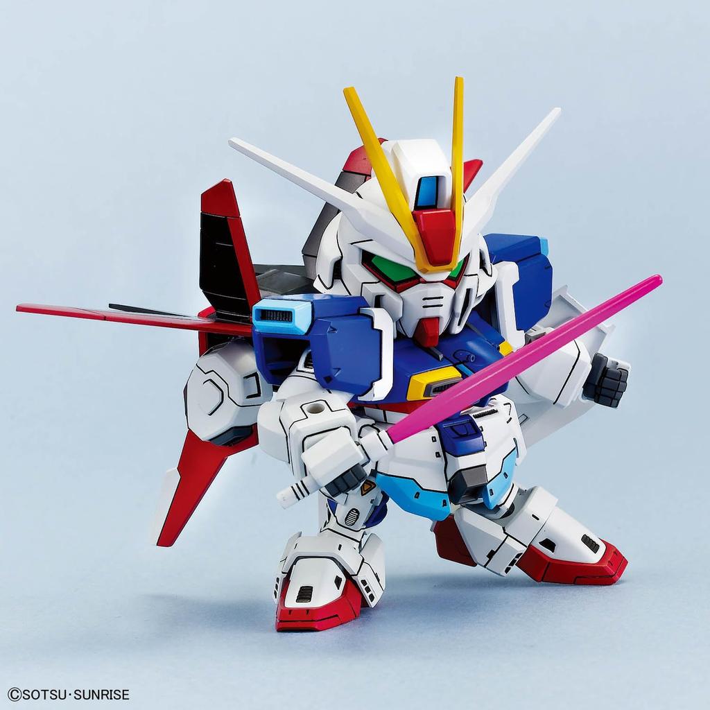 BANDAI SPIRITS SD Gundam BB Senshi Mobile Suit Gundam SEED Fateful Showdown Plastic Model Kit C.E. Set, Color-Coded