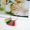 Modern Geometric Tassel Necklace With Metal Drop Pendant For Casual Or Formal Wear