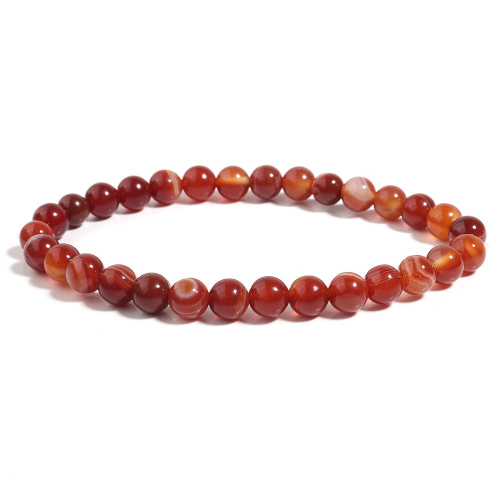 

Красный полосатый агат Браслет ручной работы для отбеливания и стиля