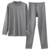 Lambswool-Enhanced Thermal Men's Base Layer Set – Thick, Plush, Cold-Proof Underwear for Autumn and Winter