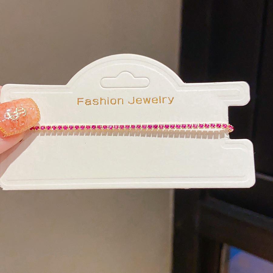 Geometric Style Ladies Bracelet With Zircon Stones For Fashion And Gift Giving