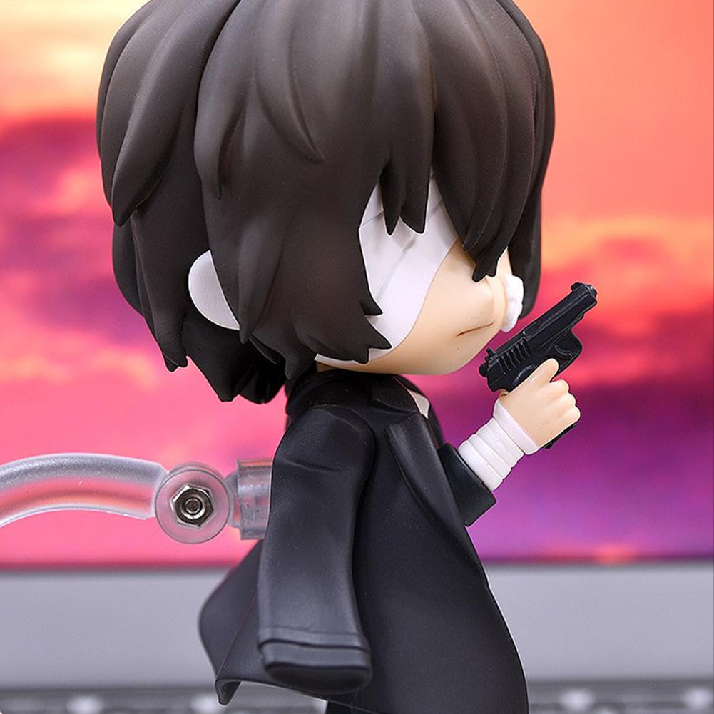 Anime BSD Figure Mafia Dazai Osamu Action Figures Dazai Osamu Look Up Figures PVC Models Dazai Osamu Figurine Gifts Toys 10CM