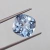 Natural Aquamarine Loose Gemstone 12 Ct Fine Brazilian Cushion Shape for Jewelry Making and Crafts