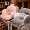 Cute Animal Throw Pillow for Bed/Sofa/Floor Backrest Soft and Supportive Cushion for Reading, Watching TV Lumbar Support