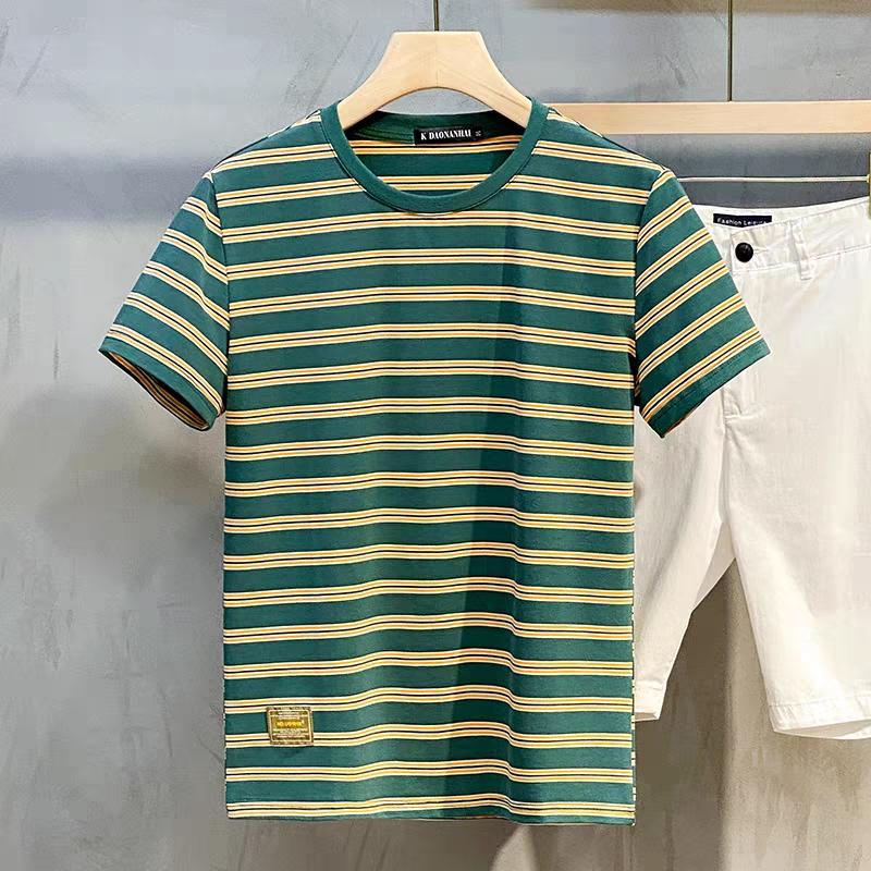 

Чоловіча футболка з круглим вирізом із коротким рукавом із графічним принтом, чоловічий одяг на літо, м’яка злегка еластична тканина зі суміші поліестеру 4XL