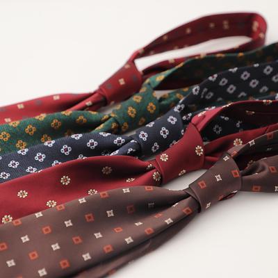 Retro 8CM Korean Style Formal Tie for Men's Business and Banquet Wear