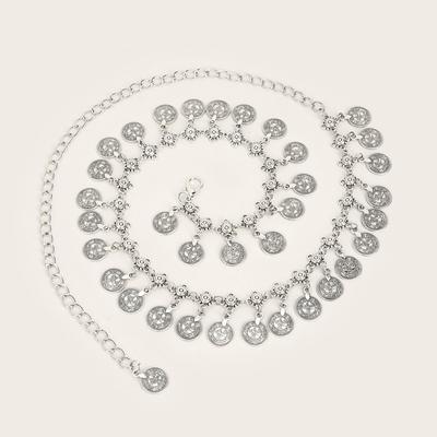 Light Luxury Retro Waist Chain Women'S Niche Texture Retro Metal Belt Chain Accessories Retro