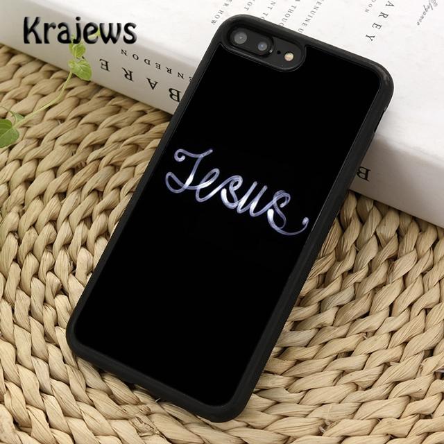 Krajews Faith Christian Religious Jesus Phone Case Cover For iPhone 17 Air 16 15 14 plus 11 12 13 pro max Fundas