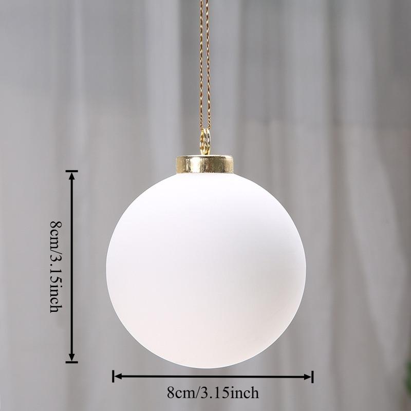 Keramická vánoční koule Hladká Graffiti DIY Keramické koule Vánoční dekorace Malovací koule Dětské puzzle Kreslení