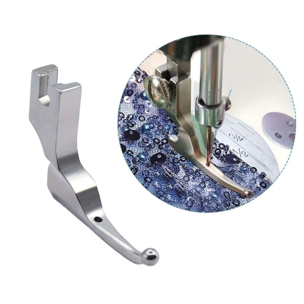 Steel Bead Sequin Press Foot Bead-free Sequin Special Presser Foot  for Wedding Dresses