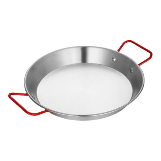 

Extra Thick Seafood Plate with Handles Stainless Steel Double Ear Serving Dish for Crawfish Casserole Korean Fried Chicken Tray XXS срібний