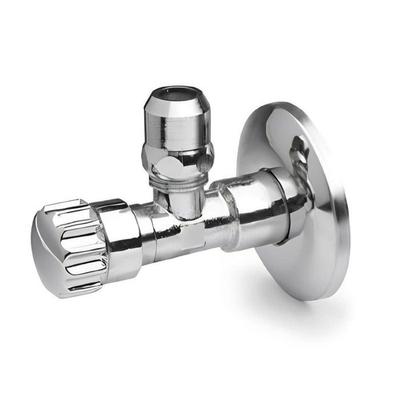 Angle Stop Valve - BONI-SHOP® - 1/2 (15x21) - Chrome - Brass - 10mm Fitting