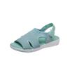 Sommer Neue Damen Sandalen Große Größe Atmungsaktiv Elastisch Flacher Boden Lässige Damenschuhe