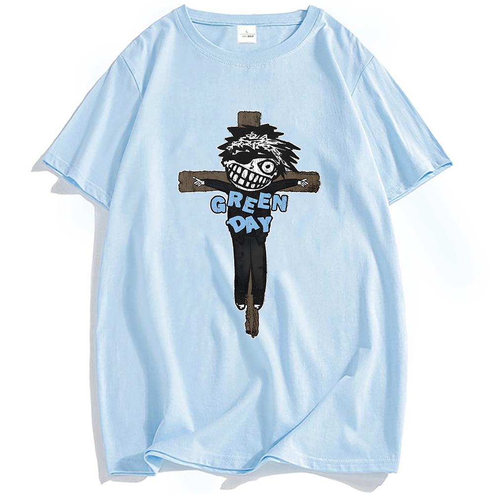 Green Day Saviors (édition De Luxe) Shirt Unisex Streetwear Hip Hop Summer Cotton T-shirt Round Neck Grunge Fashion Tshirt Men