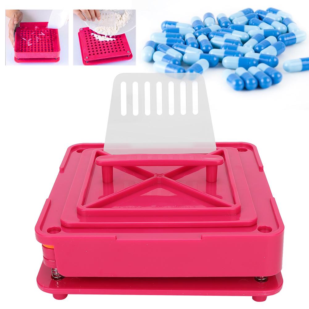 100 Holes Capsule Filler Plate Manual Capsule Powder Filling Machine Board Tool for Size 0#