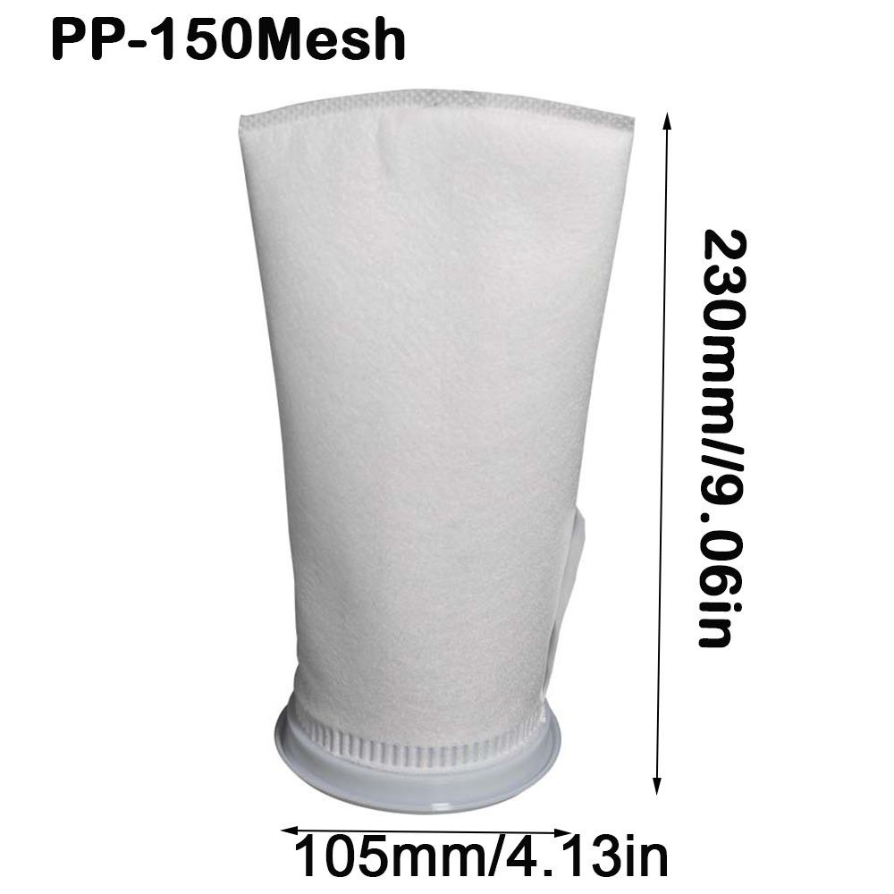 Washable Reusable Fish Tank Water Sump Filters Bag PP Nylon Filter Bag  Aquarium Filter Accessories PP-230mm-150mesh