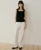 Lingseoul Whole Garment Knit Sleeveless-Black
