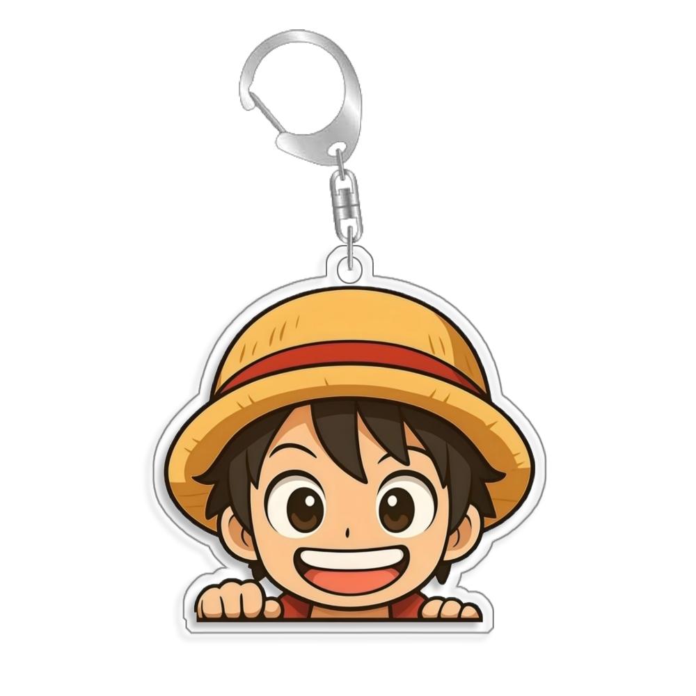 For OPTCG Card Keychain Luffy Nami Nico Brook Backpack Pendant Anime Game Fans Gift Recycled Acrylic Decoration Rare Card Toy