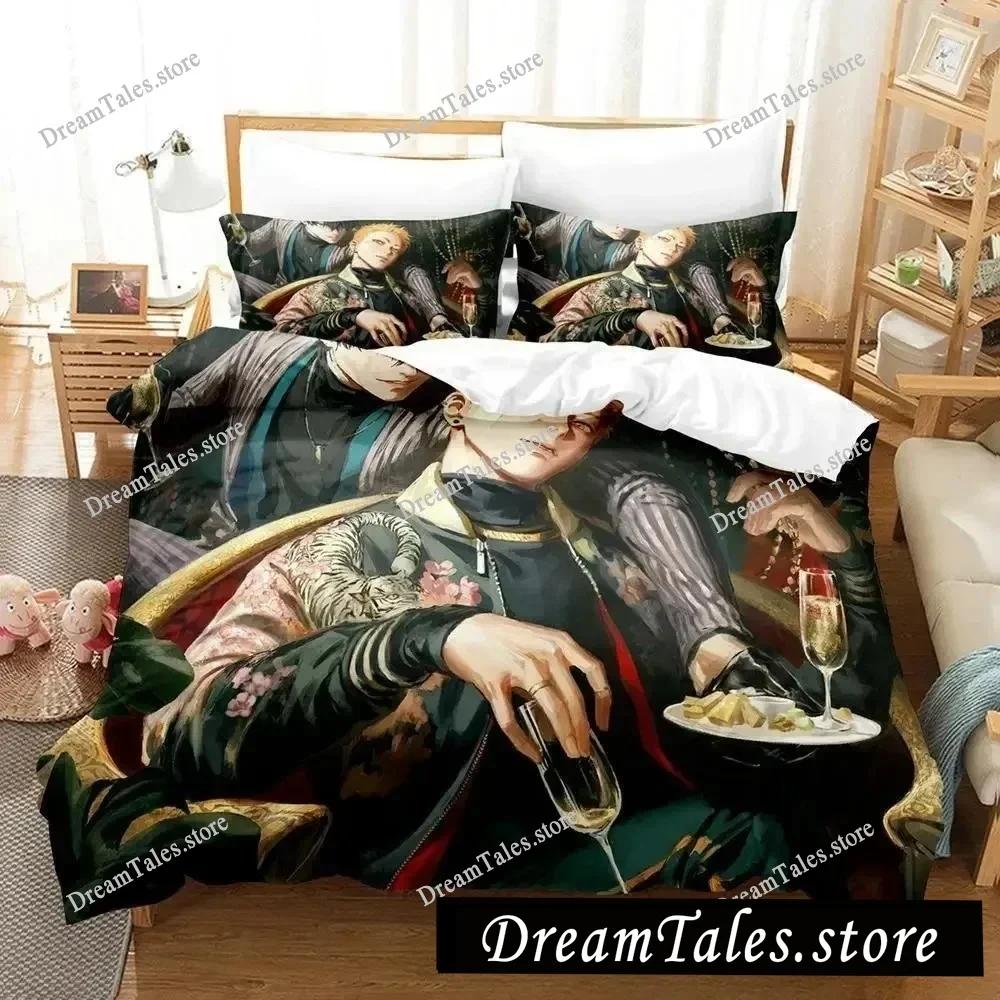 Anime 19 Days Bedding Set Single Twin Full Queen King Size Bed Set Adult Kid Bedroom Duvet Cover Sets 3D Anime Bed Sheet Set