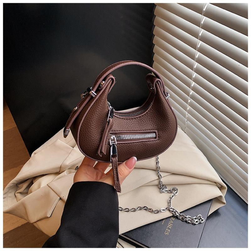 

Текстурированная портативная маленькая квадратная сумка женская трендовая модная сумка через плечо нишевая простая универсальная женская сумка тренд коричневый