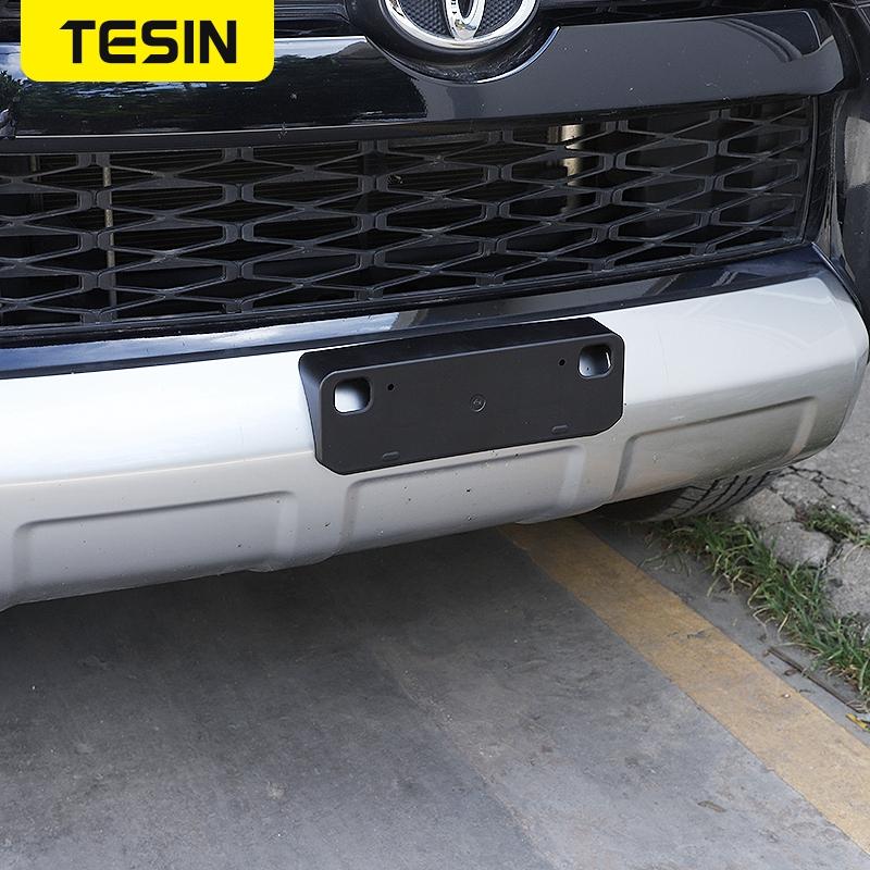 TESIN License Plate Holder Mount Bracket For 4Runner Car Front License Plate Bracket Accessories For  4Runner
