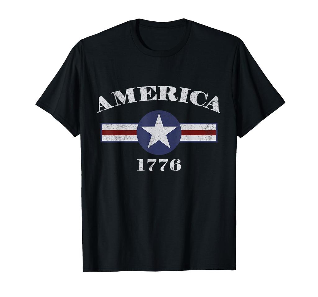 America EST 1779 USA 4th of July Patriotic American Flag T-Shirt
