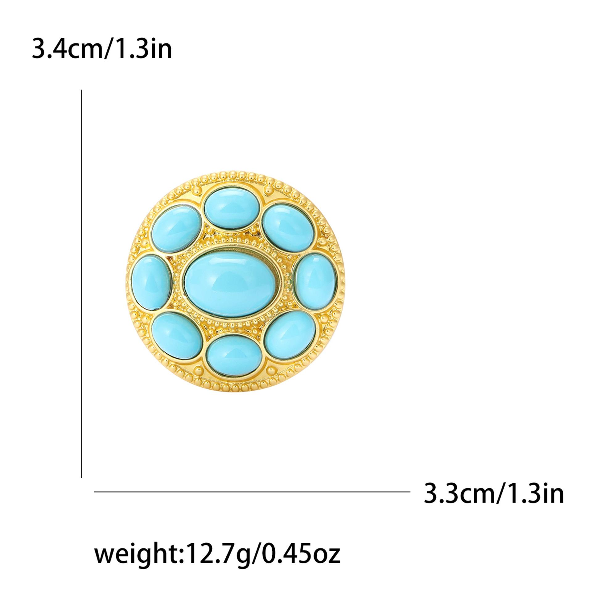 

Персонализированная универсальная турецкая круглая брошь модная креативная женская шаль для костюма корсаж украшение булавка