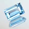 Natural Blue Aquamarine 8.85 Ct Princess Certified Flawless Loose Gemstone