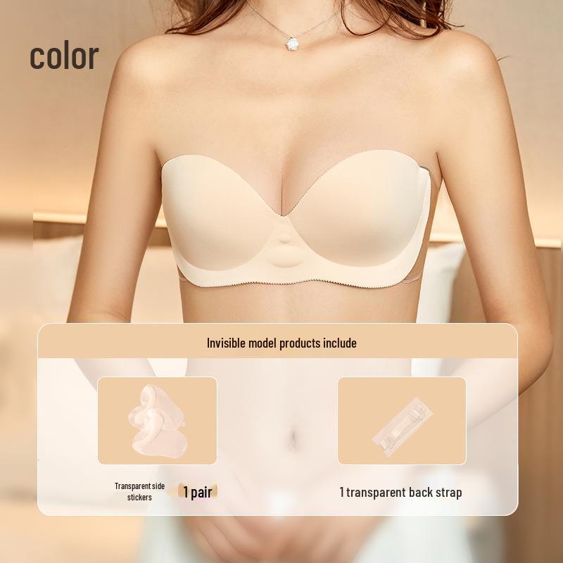Unsichtbarer, aufblasbarer Push-Up-BH für kleine Brüste – perfekt für Brautkleider und Tube-Tops