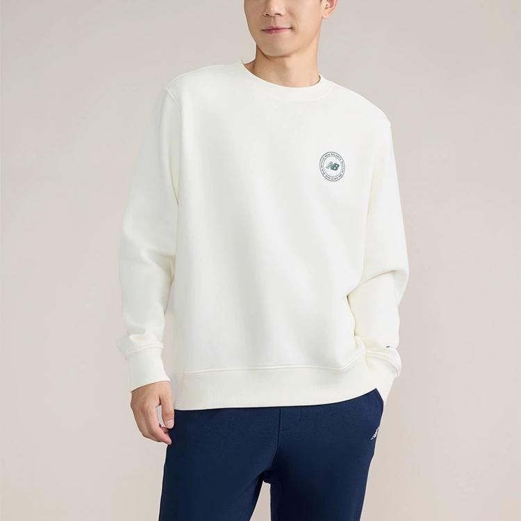 New Balance Sweatshirt Men's White AMT43366-CIC