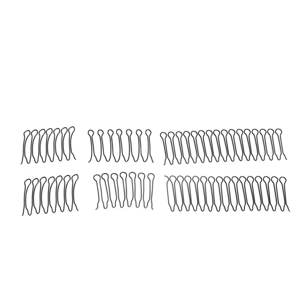 3 Set Twist Hair Clip Comb Fashionable Waterproof Elastic Anti Proof Metal Wire Hair Comb