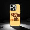 Cartoon C-Cheburashka-es Phone Case For iPhone 17,16,15,14,13,12,11 Plus,Pro Max,XS,Colored silver phone case