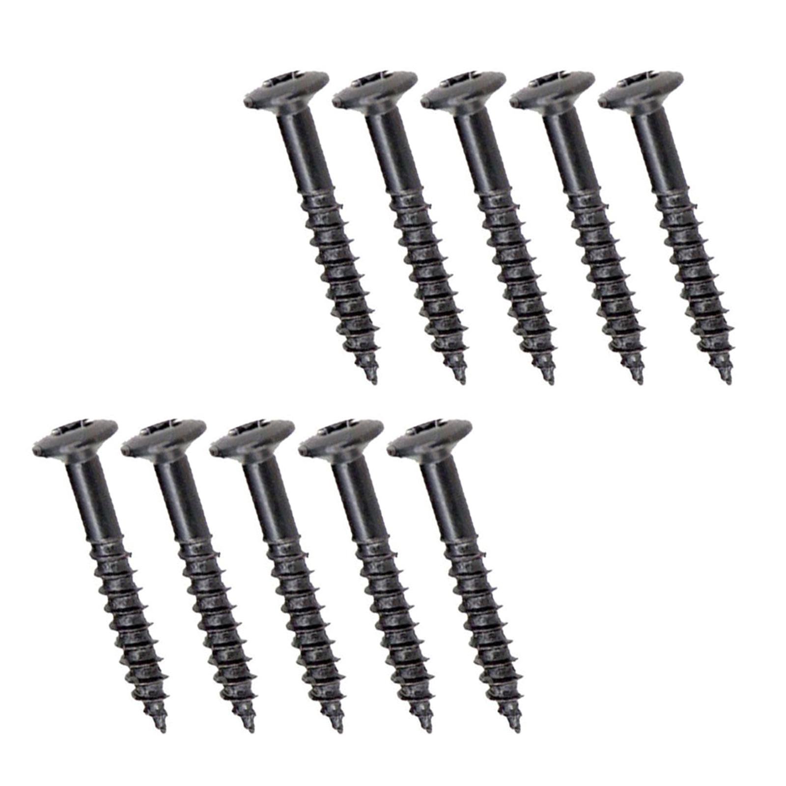 

10 шт. нержавеющая сталь электрогитара звукосниматель монтажная рамка винт гитарный хамбакер звукосниматель кольца монтажные винты чёрный