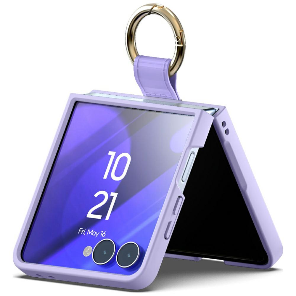 Etui Mercury Gold Ring Für Samsung Galaxy Z Flip7 Lila Lila