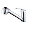 Kitchen Sink Faucet Chrome Brass Pull Out Sink Mixer Tap Rotation Sink Mixer Taps Single Lever Hot Cold Kitchen Tap