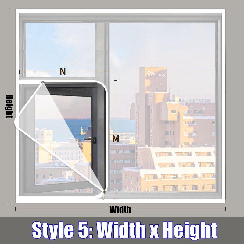 Winter  Window Curtain Keep Warm Transparent Film With Double Zipper Windproof Self-Adhesive Clear Soft Glass Shrink Heat Film