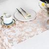 Gold Table Runner Glitter Sparkle Foil Metallic Gold Mesh Table Runners Wedding Decorations Table Birthday Party Bridal Shower