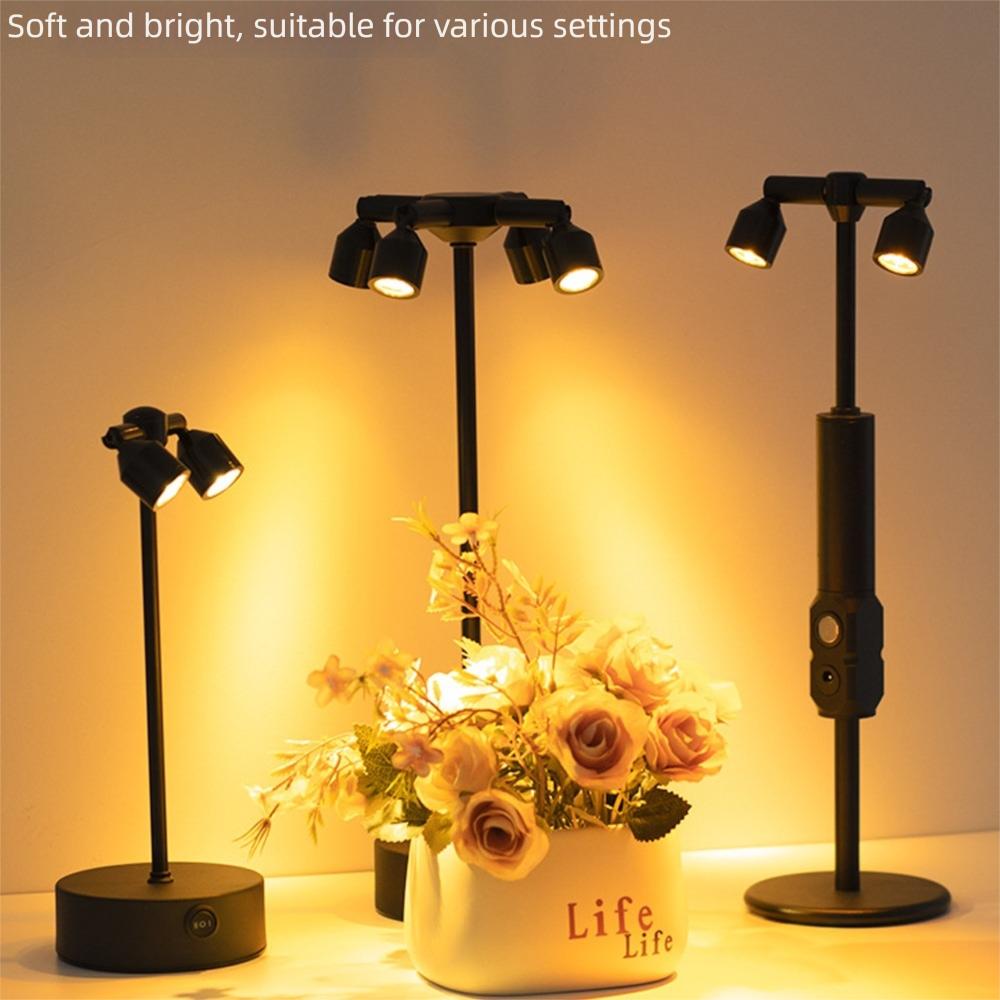 Retro LED Touch Desk Lamp Charging Decoration Lamp High Quality Spotlights  Bar Cafe
