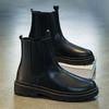 British Martin boots retro Chelsea boots mid-top winter high-top leather shoes